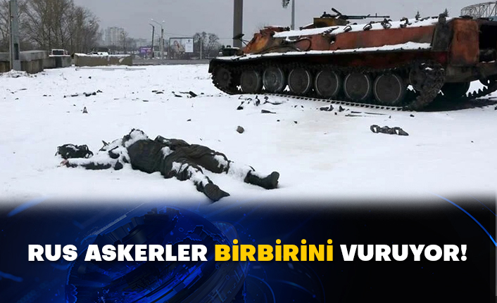 Rus askerler birbirini vuruyor!