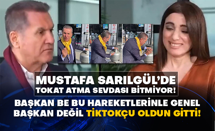 Mustafa Sarılgül’de tokat atma sevdası bitmiyor! Başkan be bu hareketlerinle Genel başkan değil TikTokçu oldun gitti!