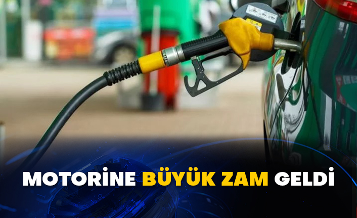 Motorine büyük zam geldi
