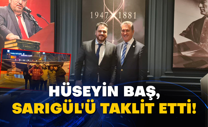 Hüseyin Baş, Sarıgül'ü taklit etti!