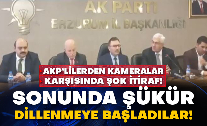 AKP’lilerden kameralar karşısında şok itiraf! Sonunda şükür dillenmeye başladılar!