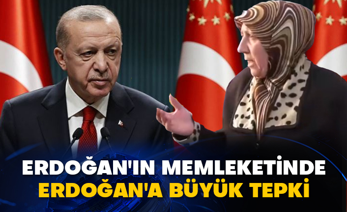 Erdoğan'ın memleketinde Erdoğan'a büyük tepki