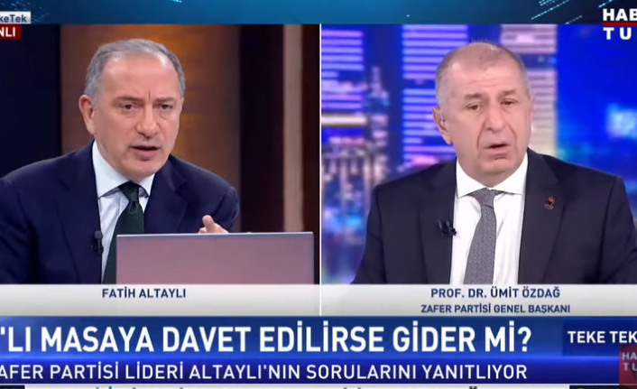 Zafer Partisi Lideri Ümit Özdağ: Barajları yıkarak geliyoruz