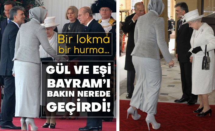 Bir lokma bir hurma…  Gül ve eşi Bayram’ı bakın nerede geçirdi!
