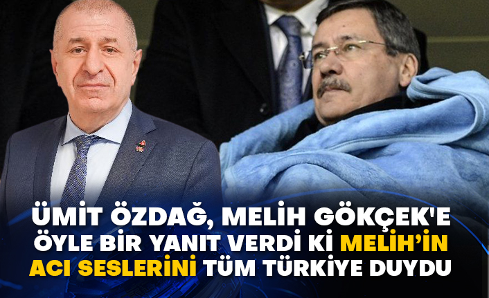 Ümit Özdağ, Melih Gökçek'e öyle bir yanıt verdi ki Melih’in acı seslerini tüm Türkiye duydu