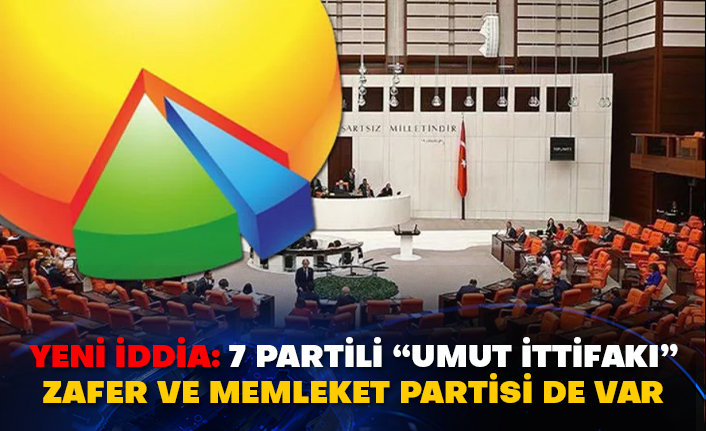YENİ İDDİA: 7 Partili “Umut İttifakı” Zafer ve Memleket Partisi de var