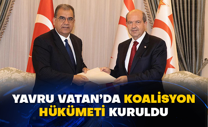 KKTC’de koalisyon hükümeti kuruldu