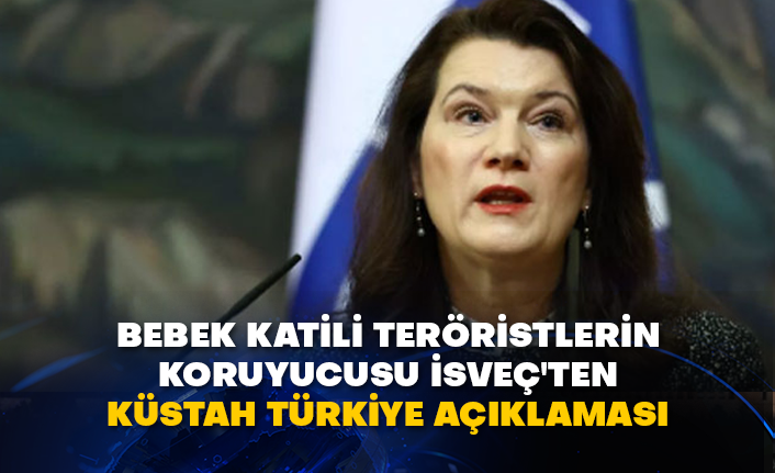 Bebek katili teröristlerin koruyucusu İsveç'ten küstah Türkiye açıklaması