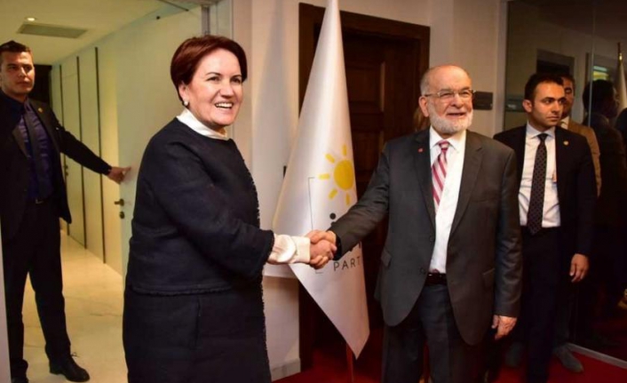 Temel Karamollaoğlu'ndan Meral Akşener'e ziyaret