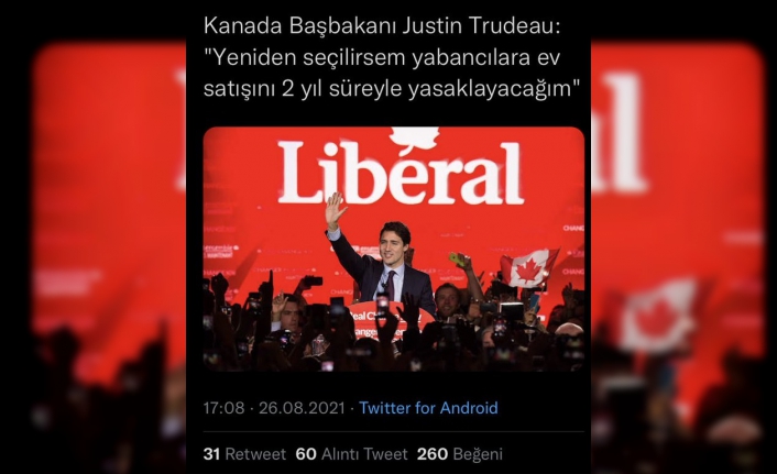 Bakın elin ülkesinin liberali bile yabancıya ev satmıyor!