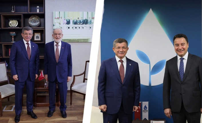Davutoğlu'ndan DEVA ve Saadet'e ziyaret