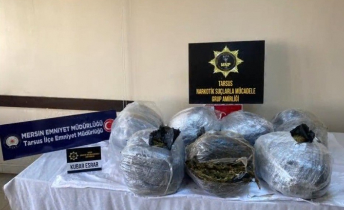 Mersin'de hayvan kemiklerinin arasında uyuşturucu ele geçirildi