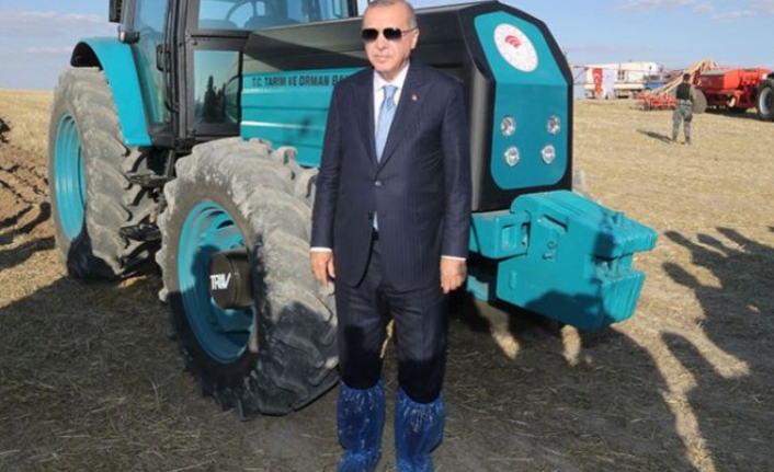 Erdoğan galoş giyip tarla sürerek tanıtmıştı: Yerli traktör hayal oldu