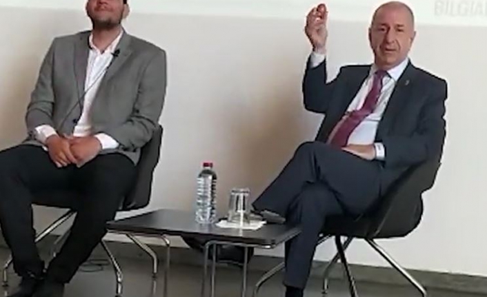 Ümit Özdağ, yumurtalı protestocuların ayağına 'yumurta' ile gitti