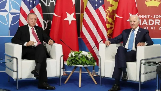 ERDOĞAN İLE BİDEN'IN GÖRÜŞMESİ BİTTİ