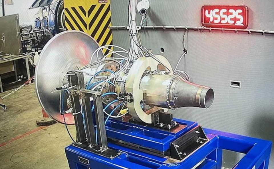 KTJ-1750 TURBOJET MOTORU İLK KEZ ATEŞLENDİ