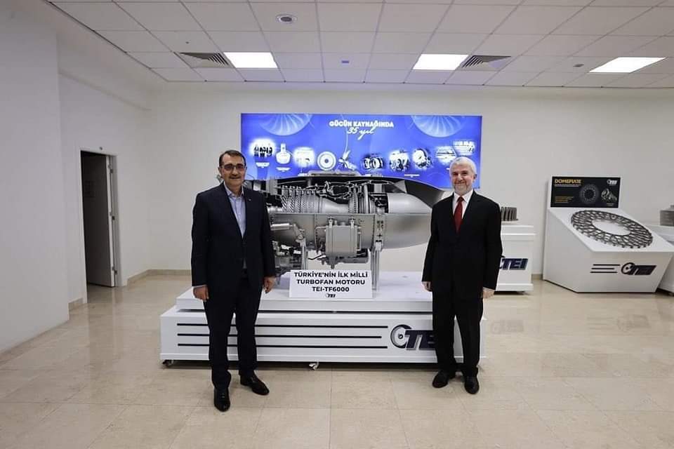 TÜRKİYE'NİN İLK TURBOFAN KIZILELMA MOTORU : TEI TF-6000 