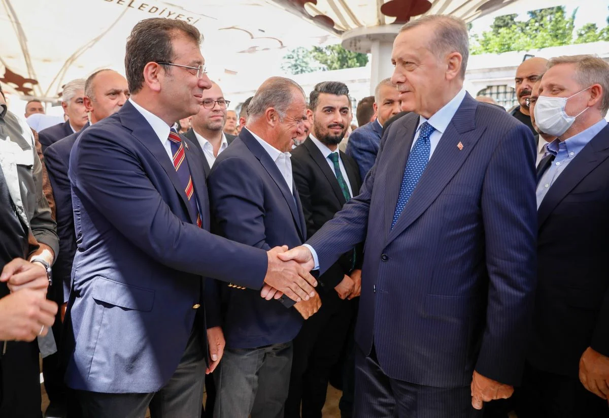 İMAMOĞLU VE CUMHURBAŞKANI ERDOĞAN BİRARAYA GELDİ
