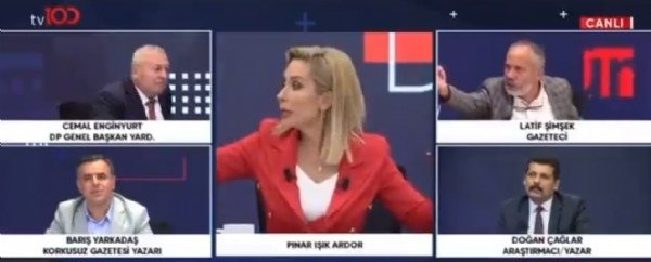 CEMAL ENGİNYURT CANLI YAYINDA LATİF ŞİMŞEK’İN ÜZERİNE YÜRÜDÜ