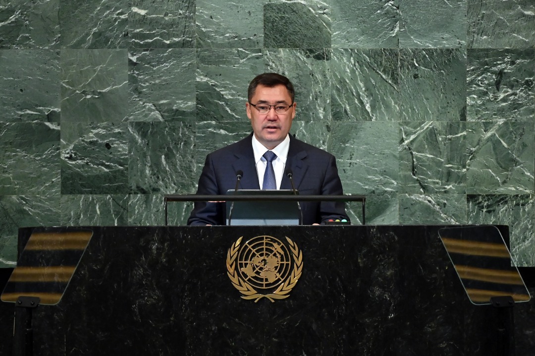 Kırgızistan Cumhurbaşkanı Sadır Caparov'dan BM Genel Kurulu’nda müthiş konuşma