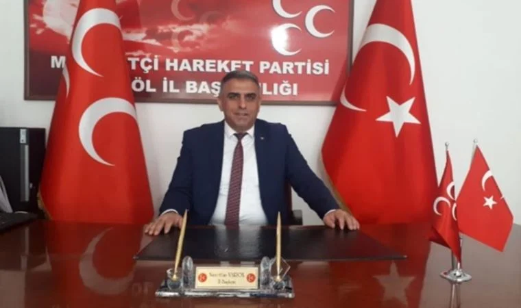 MHP İl Başkanı istifa etti!