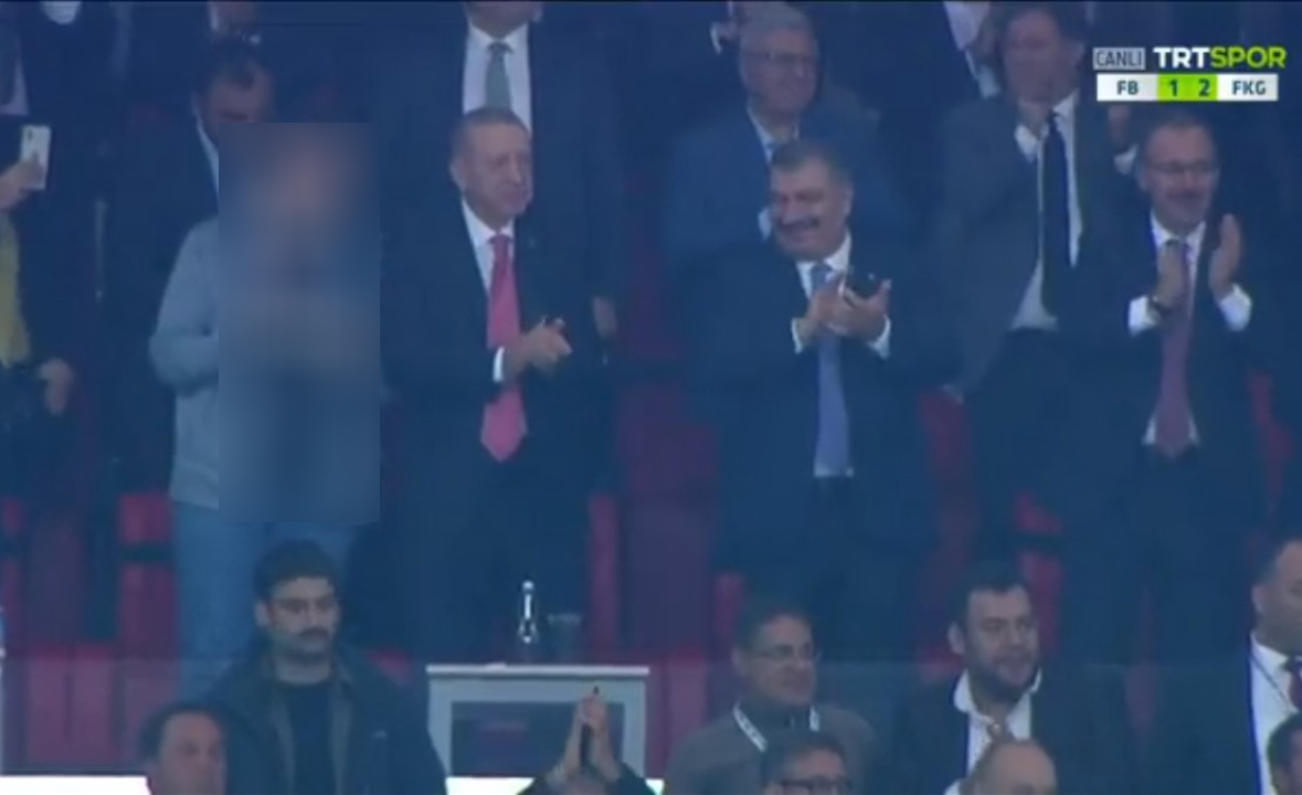 Erdoğan torunuyla F.Bahçe maçını izledi. İşte Trabzonspor detayı...