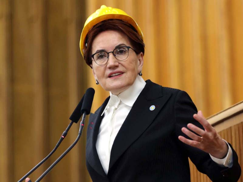 Akşener'den Erdoğan'a baretle tepki: Kader diyemezsin!