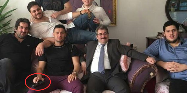 BTP lideri Hüseyin Baş’ın fotoğrafında silah detayı