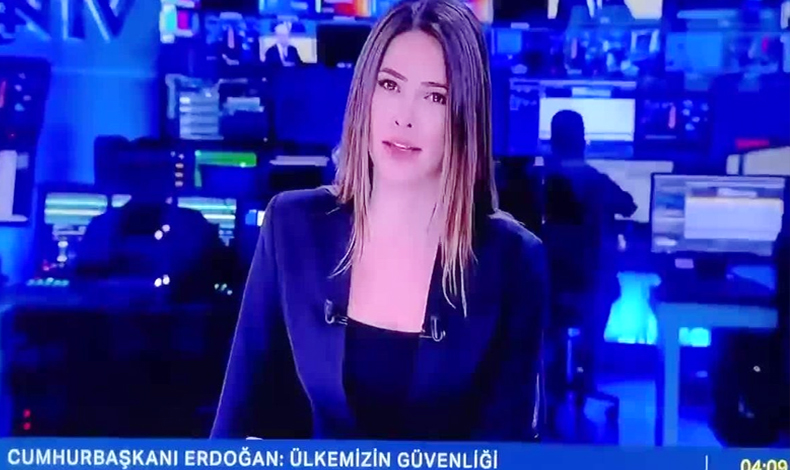 Depreme canlı yayında yakalandı