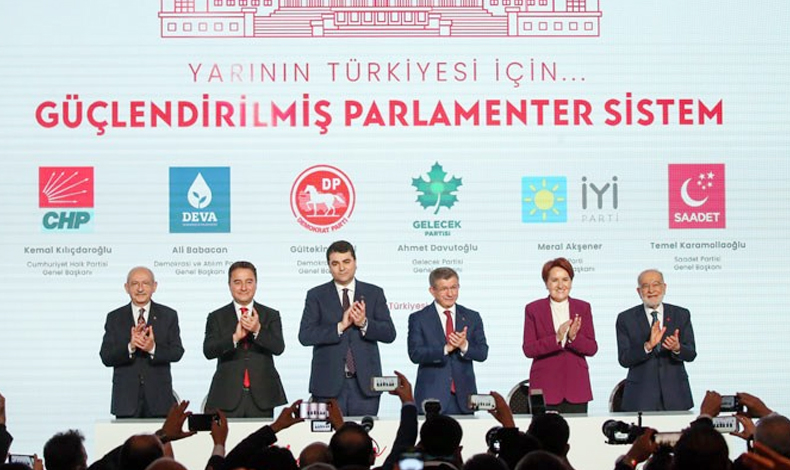 Altılı masa 85 maddelik Anayasa önerisini açıklıyor