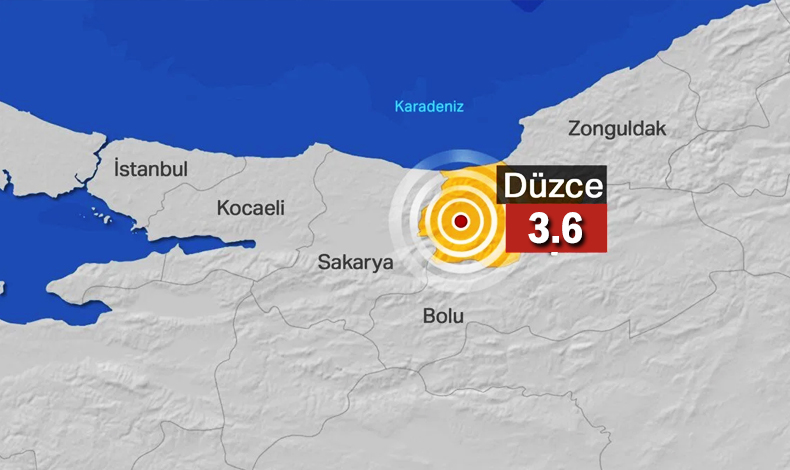 Düzce'de deprem