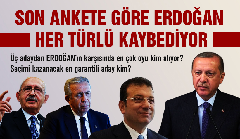 Seçim ikinci tura kalırsa ne olur? İşte üç ismin Erdoğan karşısındaki oy oranları…
