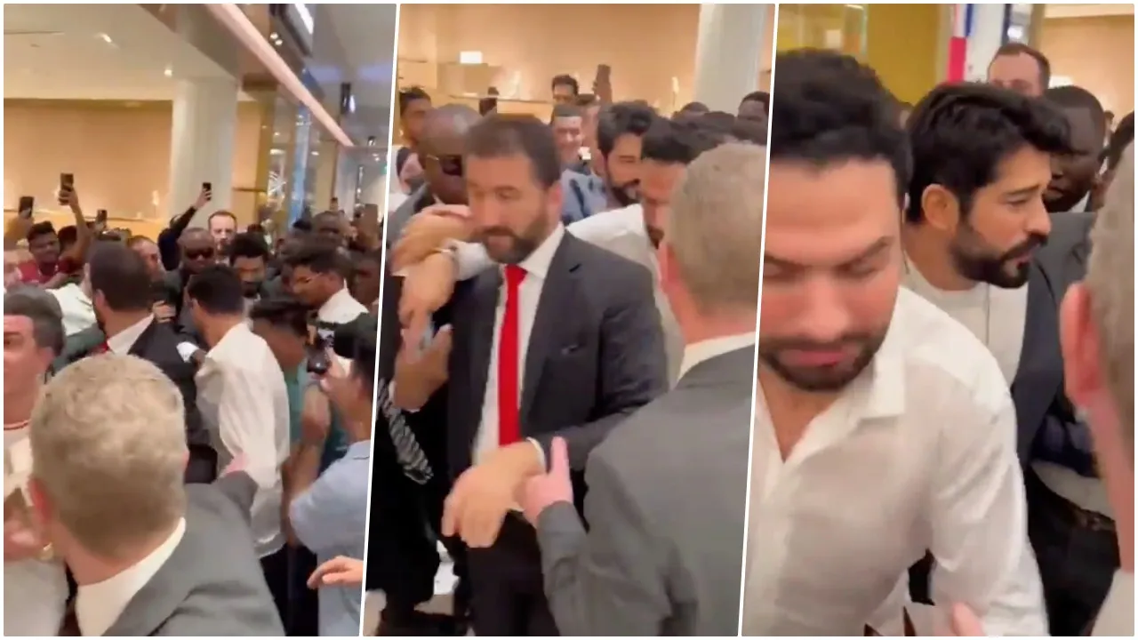Burak Özçivit, Katar'da yoğun ilgiyle karşılandı