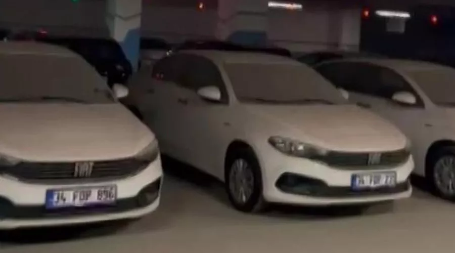 Çamlıca Camii otoparkına stokçu işgali!