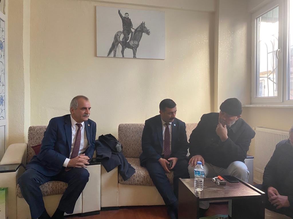 İYİ Parti'li Çelik'ten, Ateş ailesine taziye ziyareti; "İntikamını alacağız!"