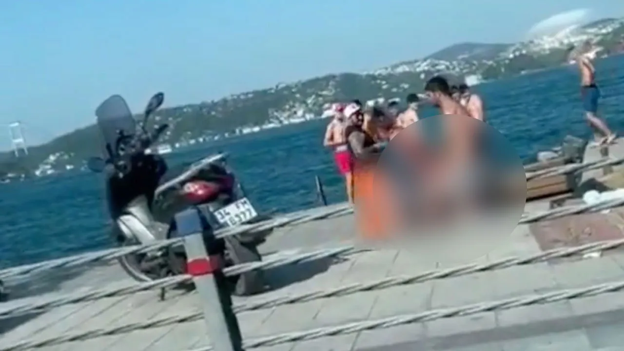 Bebek sahilinde skandala imza atmıştı: harekete geçildi