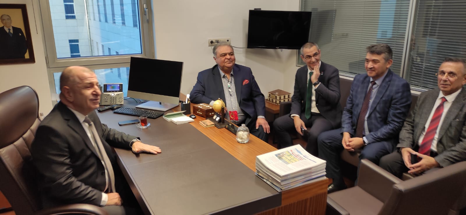 Ümit Özdağ, Tek Parti Genel Başkanı Ahmet Özal ile görüştü!