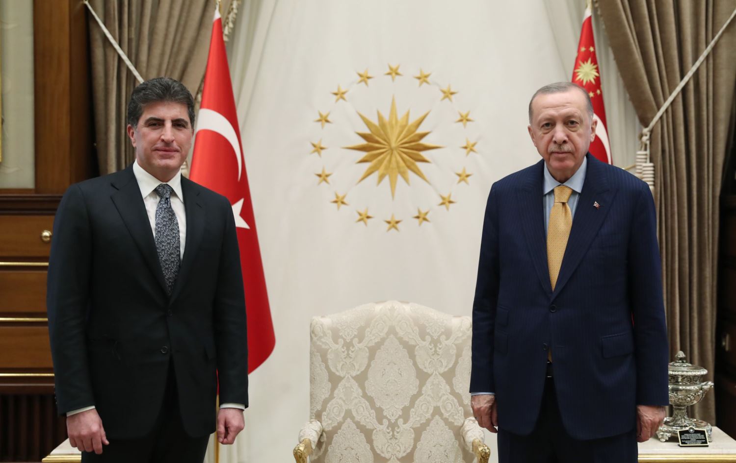 Erdoğan, Barzani ile 'basına kapalı' görüştü