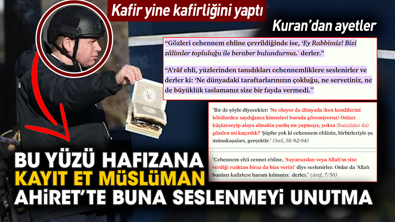 Irkçı Kopenhag'da Kuran'ı Kerim yaktı! Bu ırkçıya tepkiler çığ gibi büyüyor