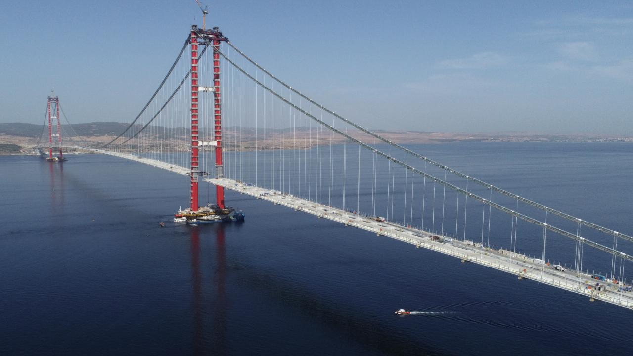 45 bin araç geçmesi garantisi verilen Çanakkale Köprüsü'nden kaç araç geçti?