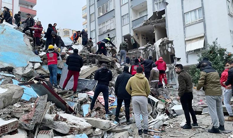 Kahramanmaraş Elbistan'ın depremden sonraki hali bir vatandaş tarafından kaydedildi