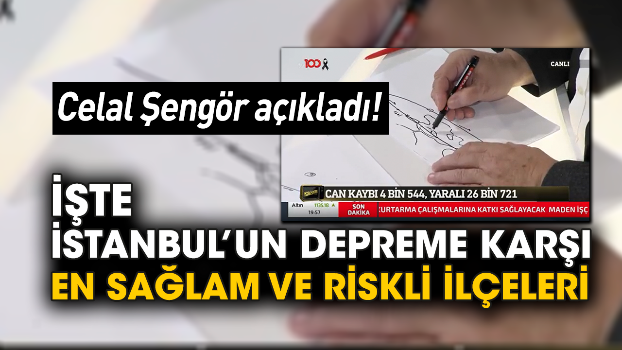 Celal Şengör açıkladı! İşte İstanbul’un depreme karşı en sağlam ve riskli ilçeleri