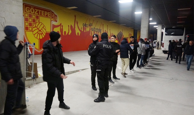 Göztepeli taraftardan depremzedelere destek