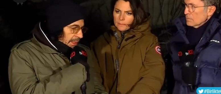Okan Bayülgen deprem bölgesinde: Mayası iyi insanlar, mayası kötü binalar