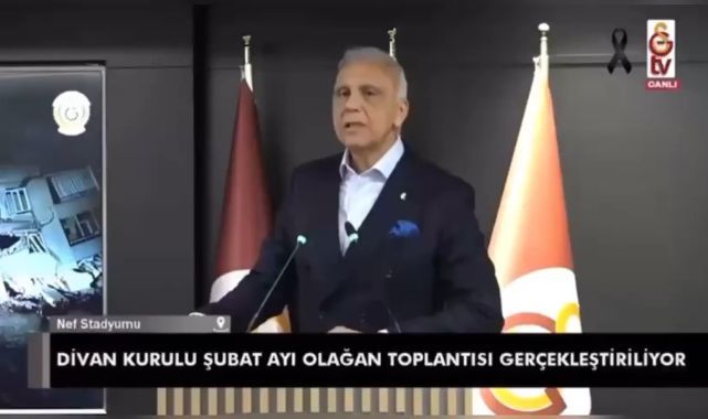 Volkan Demirel Galatasaray Divan Kurulu'nda alkışlandı