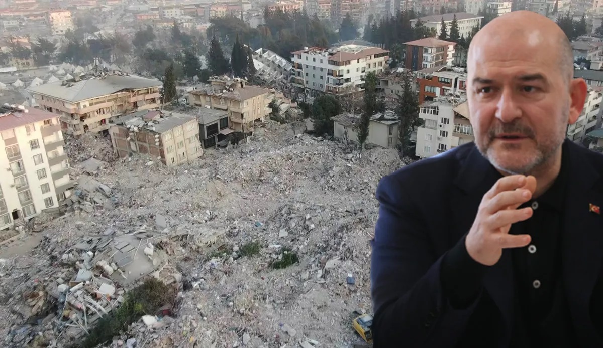 Süleyman Soylu'dan Hatay depremleri açıklaması