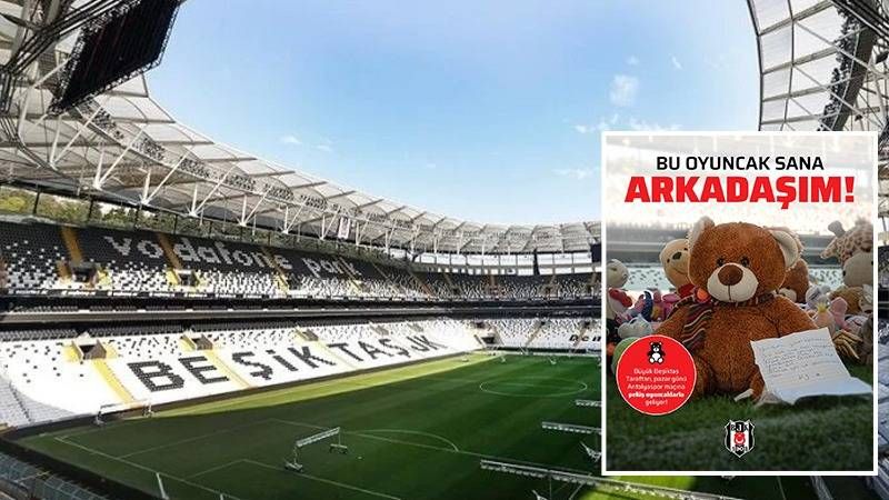 Beşiktaş'tan deprem bölgesindeki çocuklar için kampanya