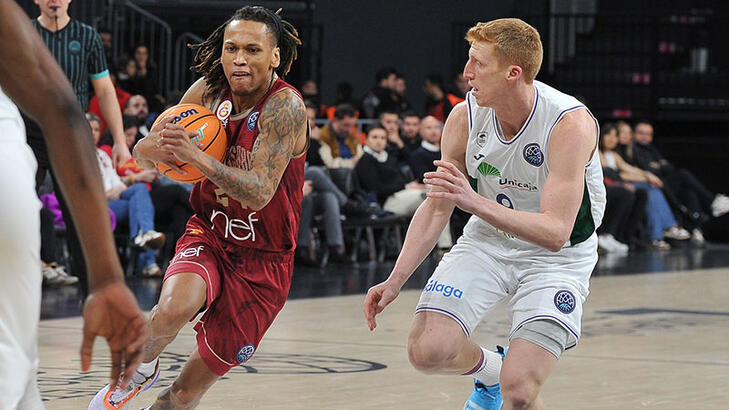 Galatasaray,  Unicaja Malaga’yı 72-67 mağlup etti.