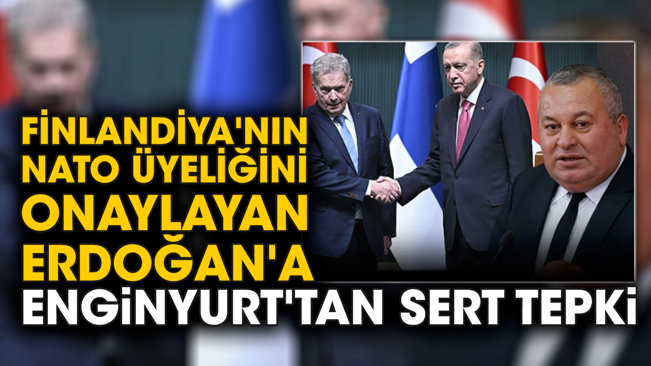 Finlandiya'nın NATO üyeliğini onaylayan Erdoğan'a Cemal Enginyurt'tan sert tepki