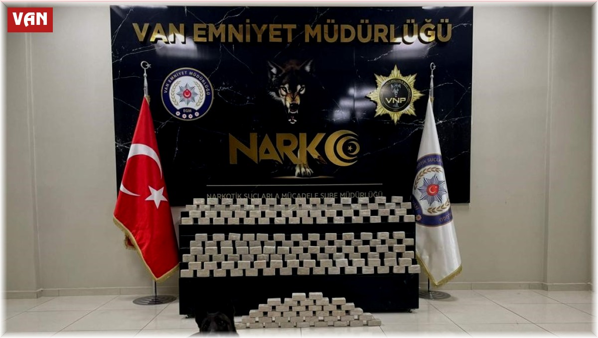 Van'da 46 kilo 500 gram eroin ele geçirildi